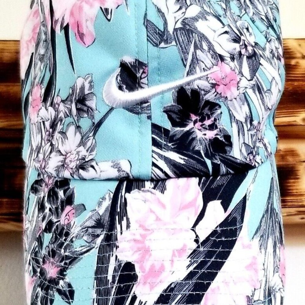 Nike Dri Fit Heritage Pastel Floral Hat Lightweight Strapback New Running